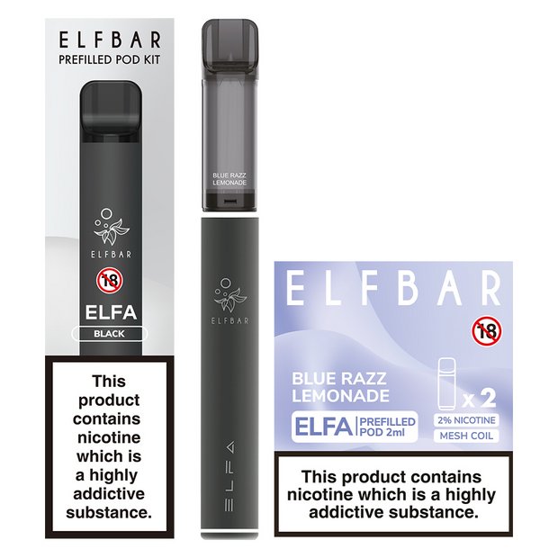 Buy ELF Rechargeable Pen Pods Starter Kit E cigarettes and