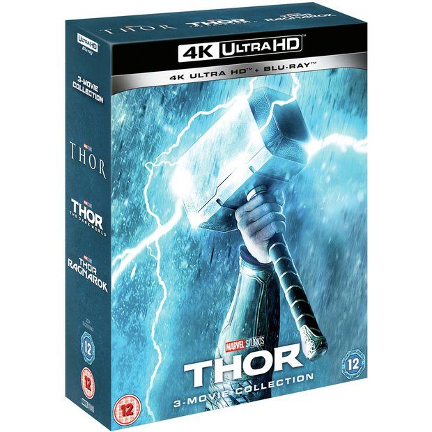 Buy Marvel S Thor Trilogy 4k Uhd Blu Ray Box Set Dvds And Blu