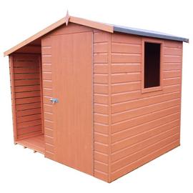 Shire Shiplap Shed and Log Store - 7x6