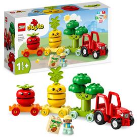 Buy LEGO DUPLO My First Fruit and Vegetable Tractor Toy 10982 LEGO Argos