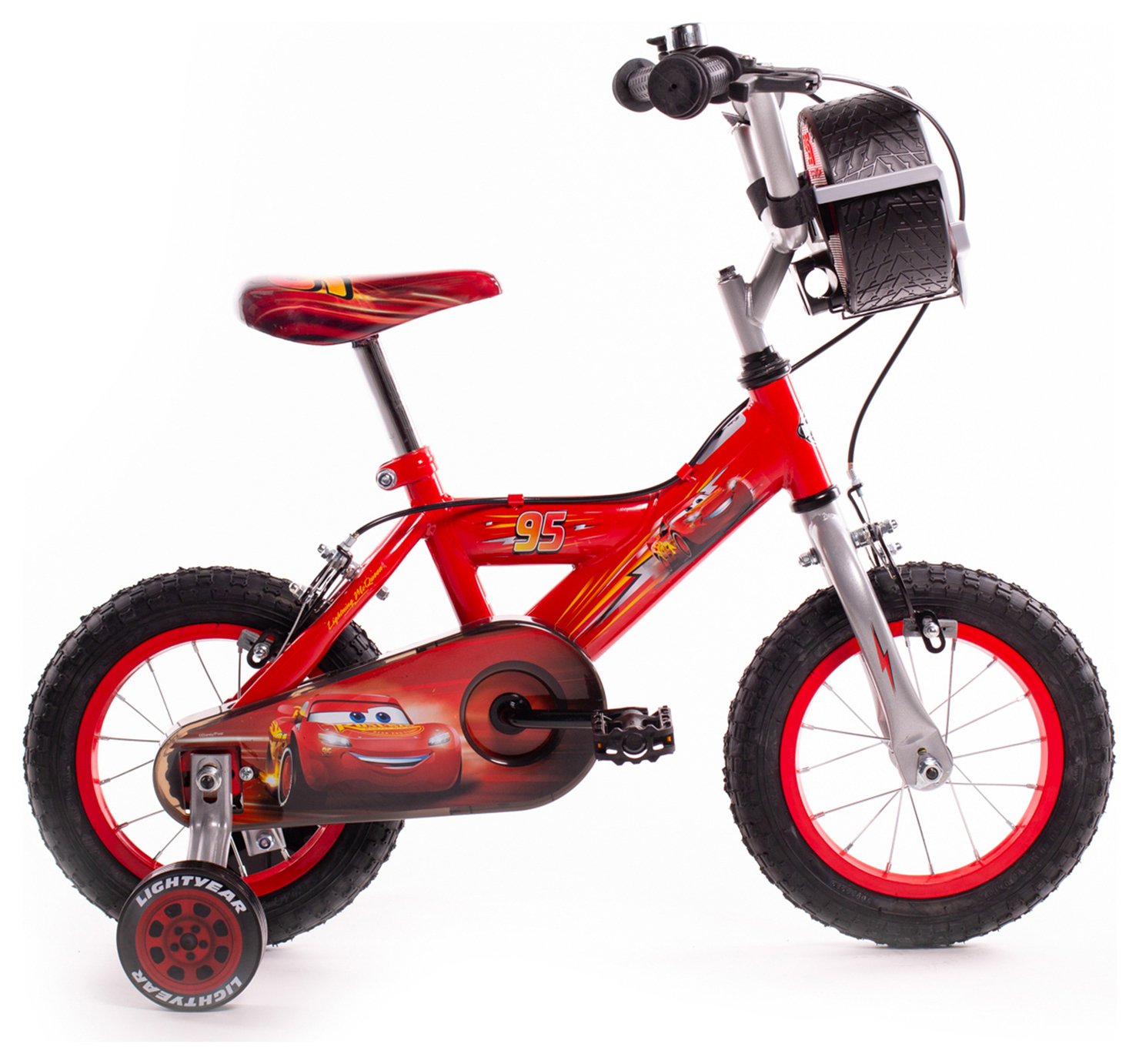 Huffy Disney Cars 12 inch Kids Beginner Bike