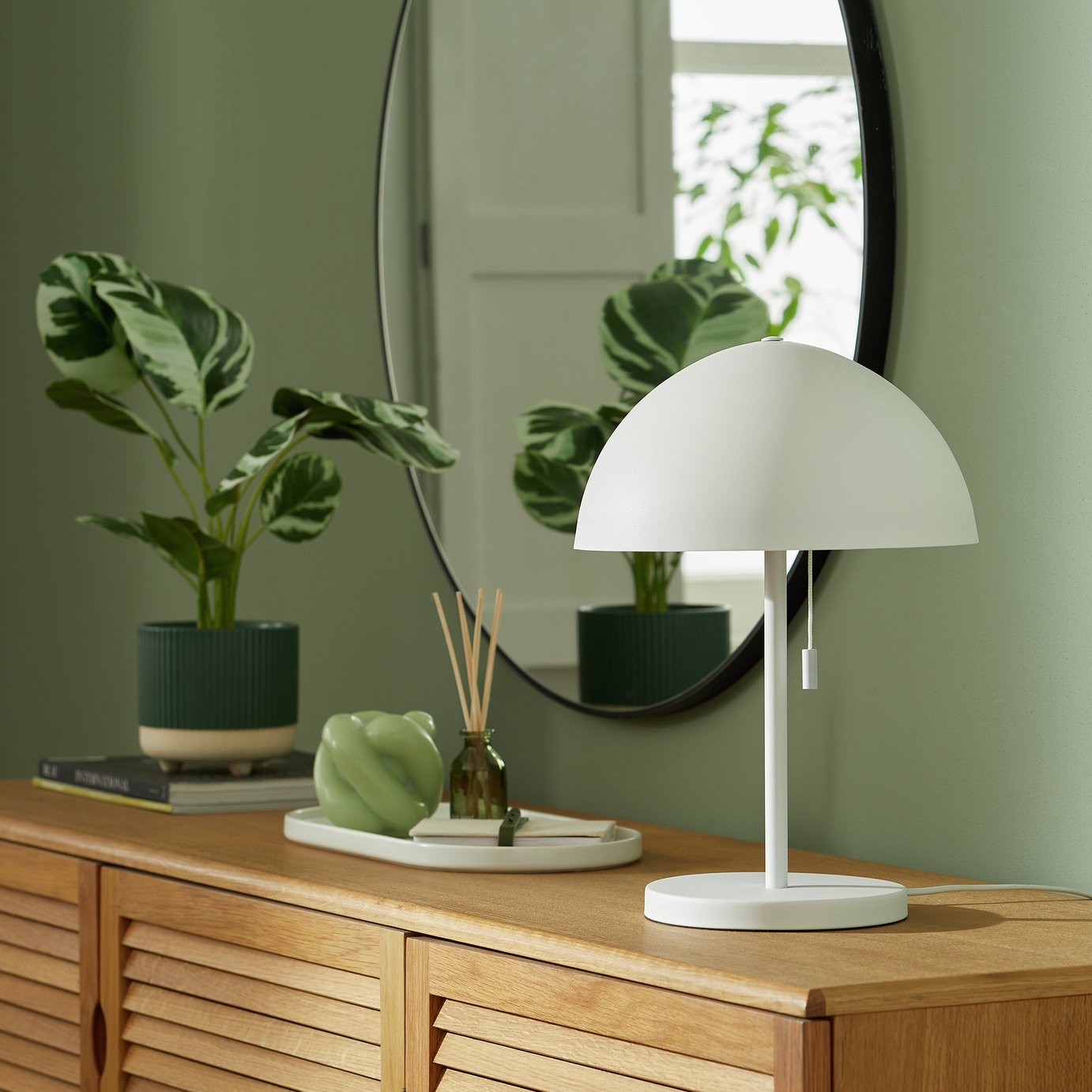 Habitat Mushroom 40cm Metal Table Lamp