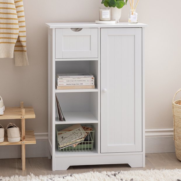 Buy Argos Home Door Cabinet White Hallway storage Argos