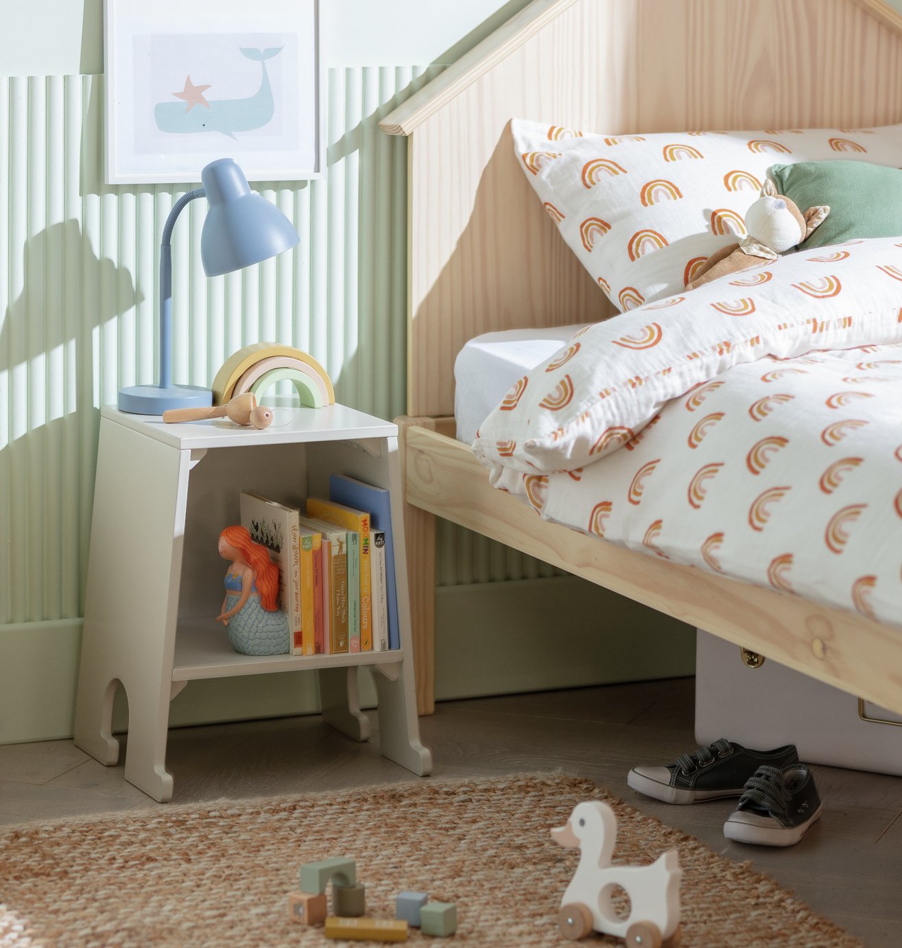 Buy Habitat Kids Darby Bedside Table Lilac Kids bedside tables