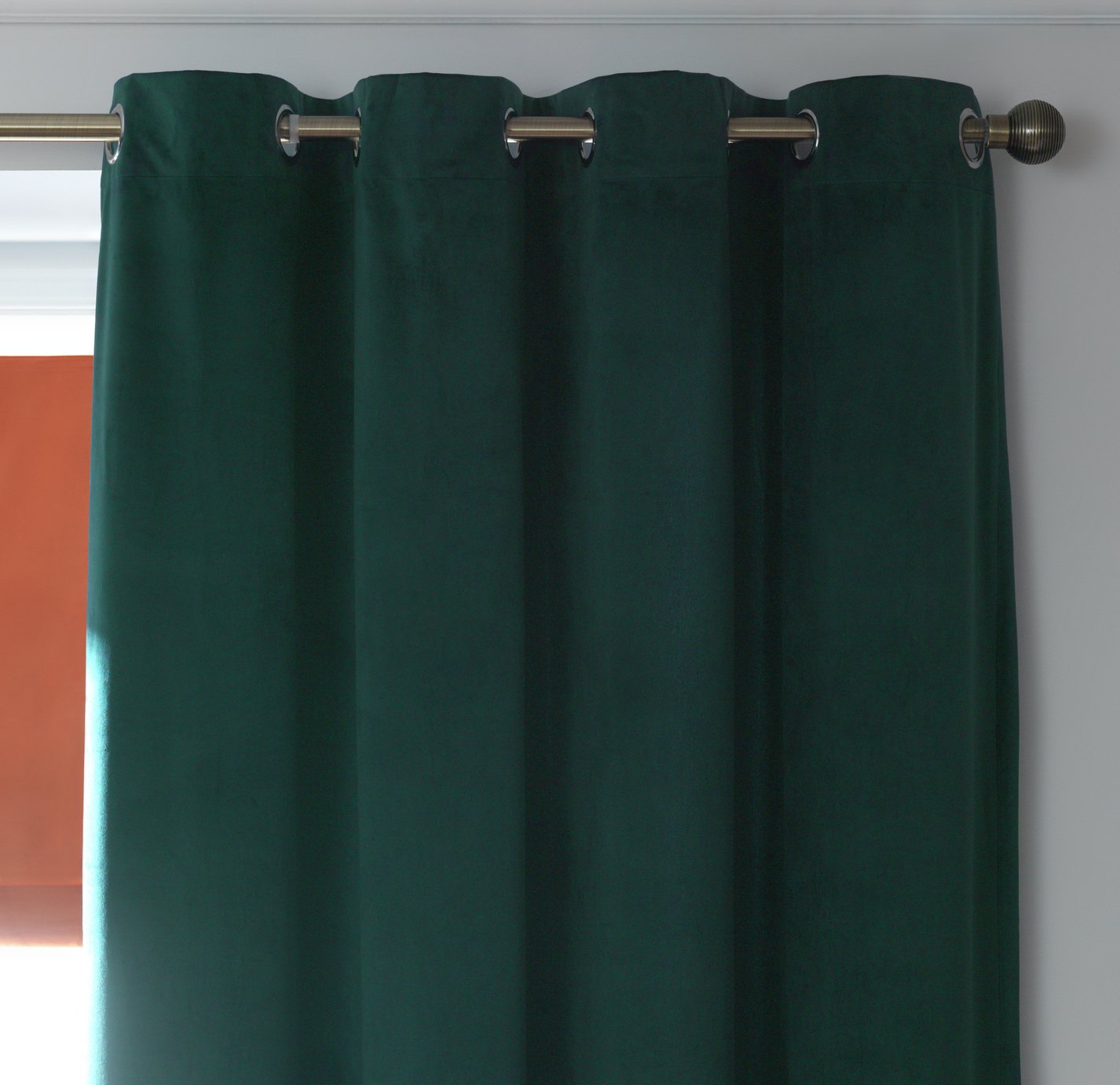 Habitat Matte Velvet Eyelet Curtains