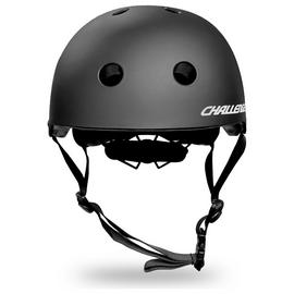 Challenge Unisex BMX Bike Helmet - Black, 54-58cm