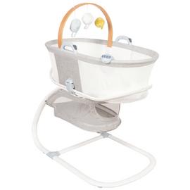 Buy Obaby Sophie Swinging Crib Warm Grey Cribs and moses