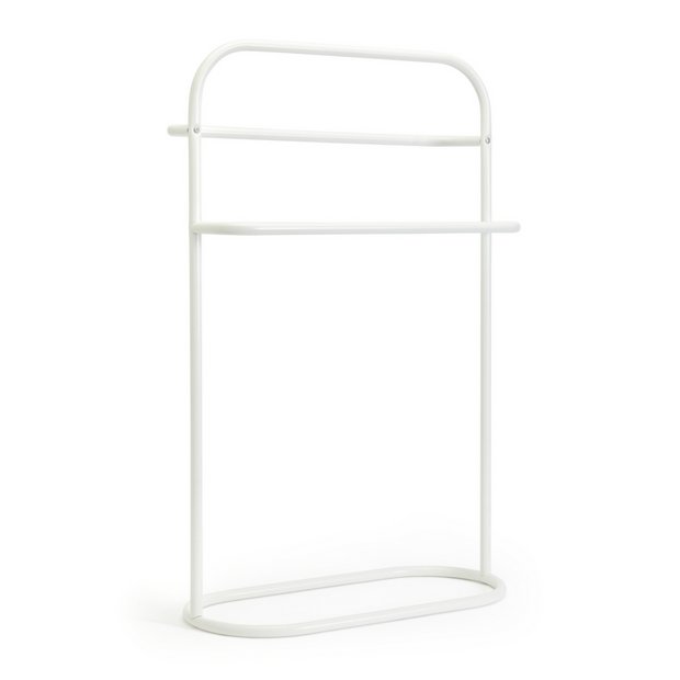 Buy Habitat Freestanding Wire Towel Rail White Argos