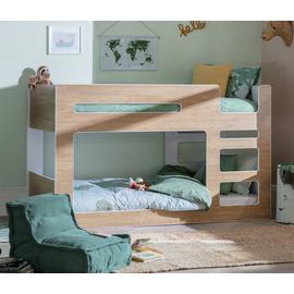 Habitat Ultimate Bunk Bed & 2 Mattress - Oak Effect & White