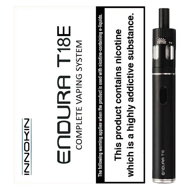 Buy Innokin Endura T18E Black Vape Kit E cigarettes and vape