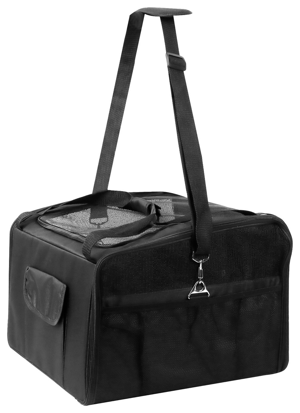 Streetwize Deluxe Foldable Pet Carrier - Black