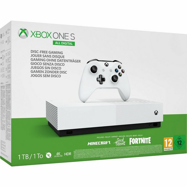 Buy Xbox One S 1tb All Digital Console Fortnite 2 Game Bundle - cd roblox xbox 360