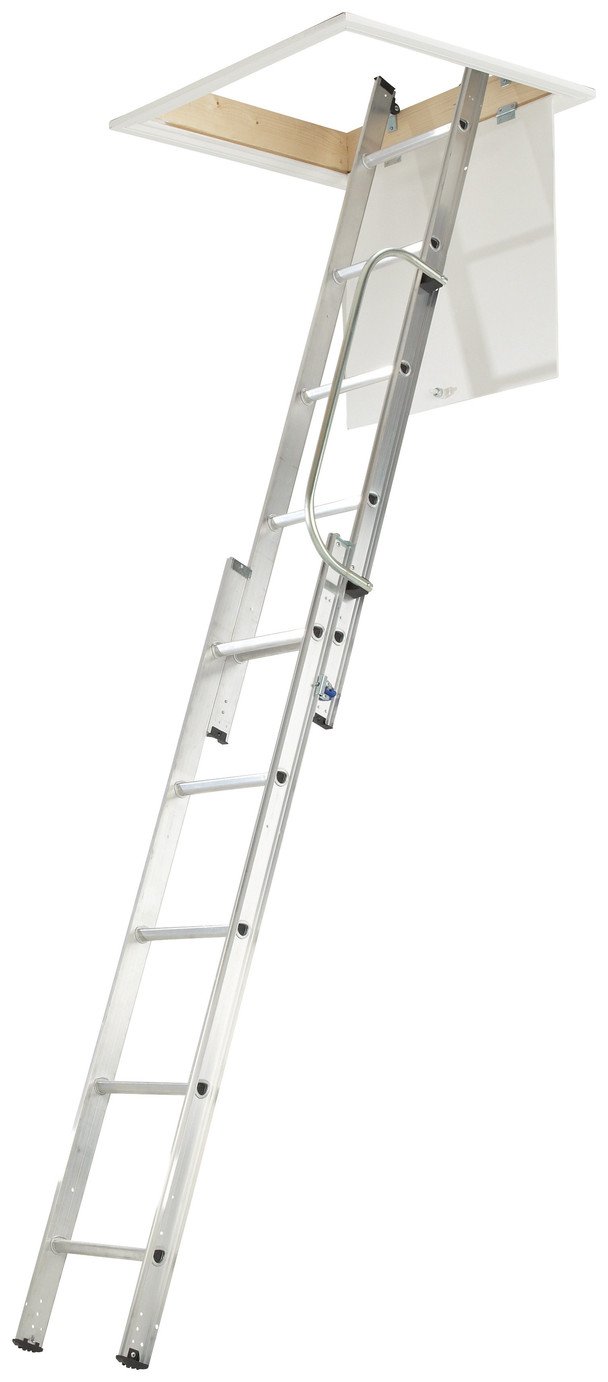 Werner 2 Section Aluminium Loft Ladder