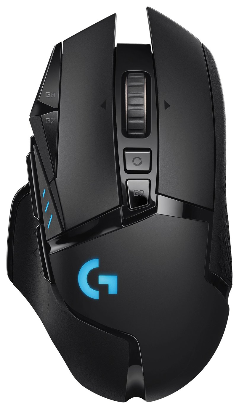 Logitech G502 Hero Lightspeed Wireless Gaming Mouse - Black