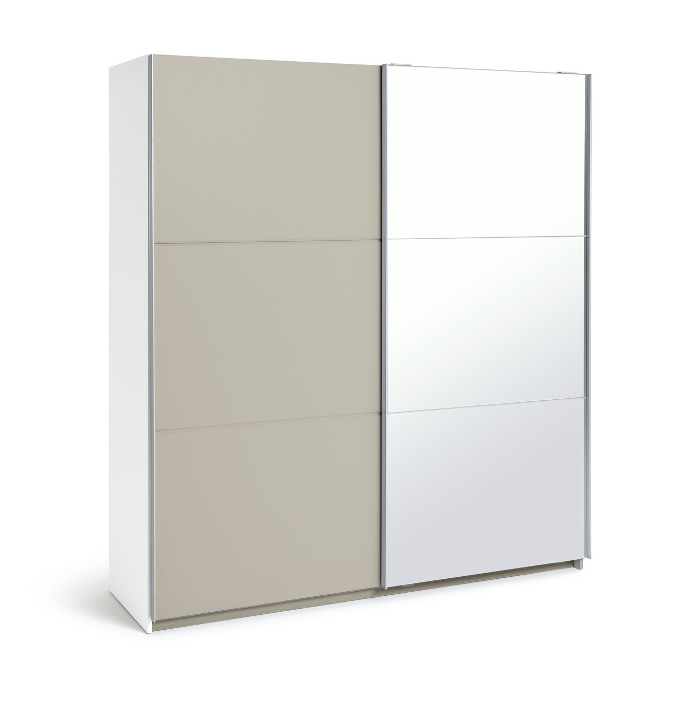 Habitat Holsted Mirror 180cm Sliding Wardrobe