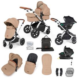 Ickle Bubba Stomp Luxe i-Size, Isofix Travel System Desert