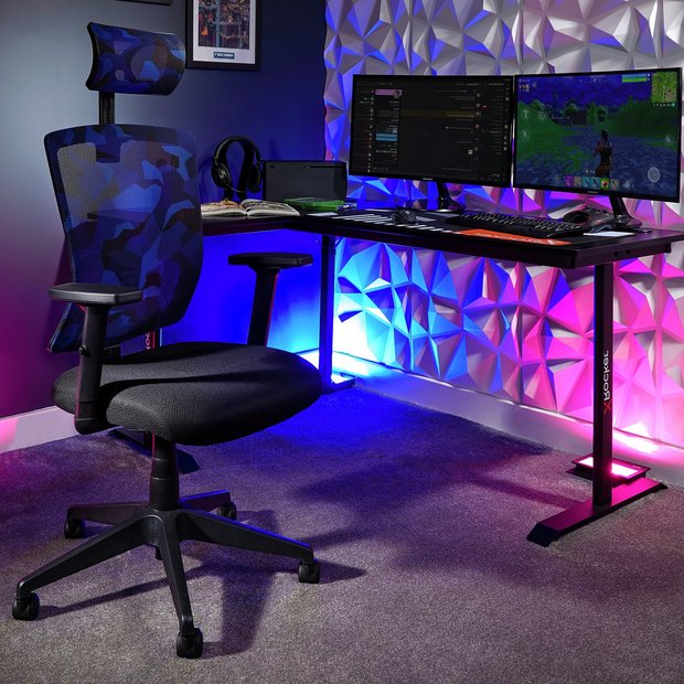 Led gaming deals chair argos