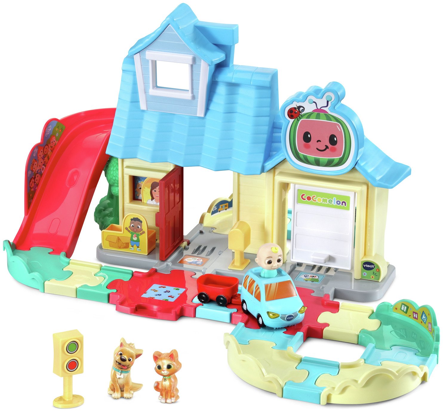 CoComelon Toot-Toot Drivers JJ's House Track Set