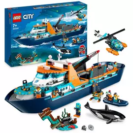 LEGO City Arctic Explorer Ship, Big Floating Boat Toy 60368