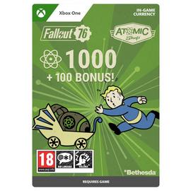 Fallout 76: 1000 (+100 Bonus!) Atoms - Xbox One