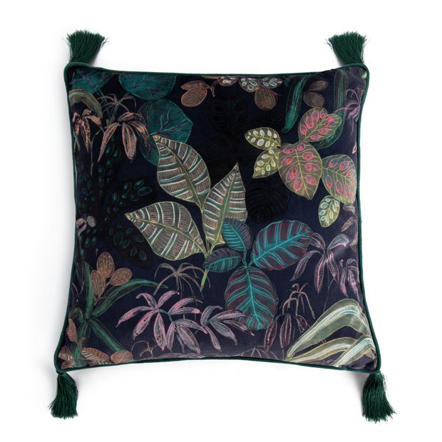 Patterned velvet cushions sale