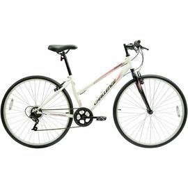 Challenge 28 inch Wheel Size Womens Hybrid Bike - White