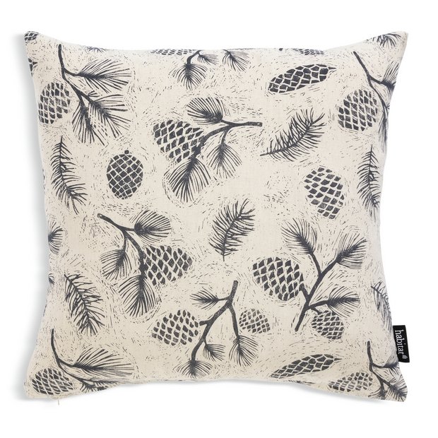 Grey hotsell patterned cushion