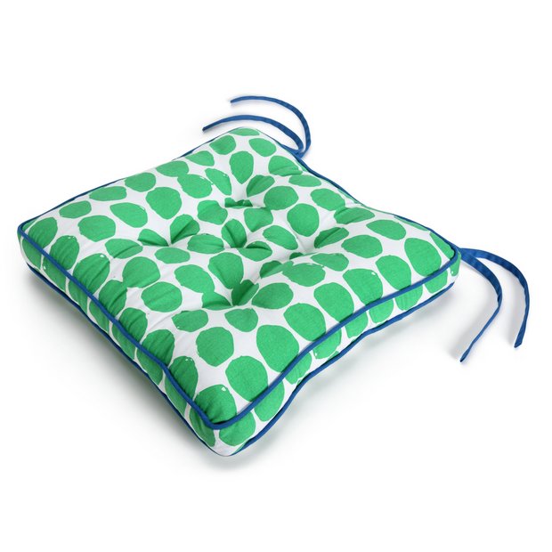 Green best sale chair cushion