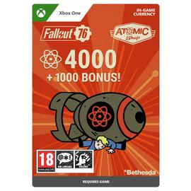 Fallout 76: 4000 (+1000 Bonus!) Atoms - Xbox One