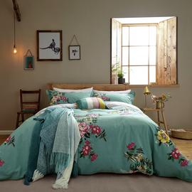 Joules Cotton Cotswold Floral Blue Bedding Set