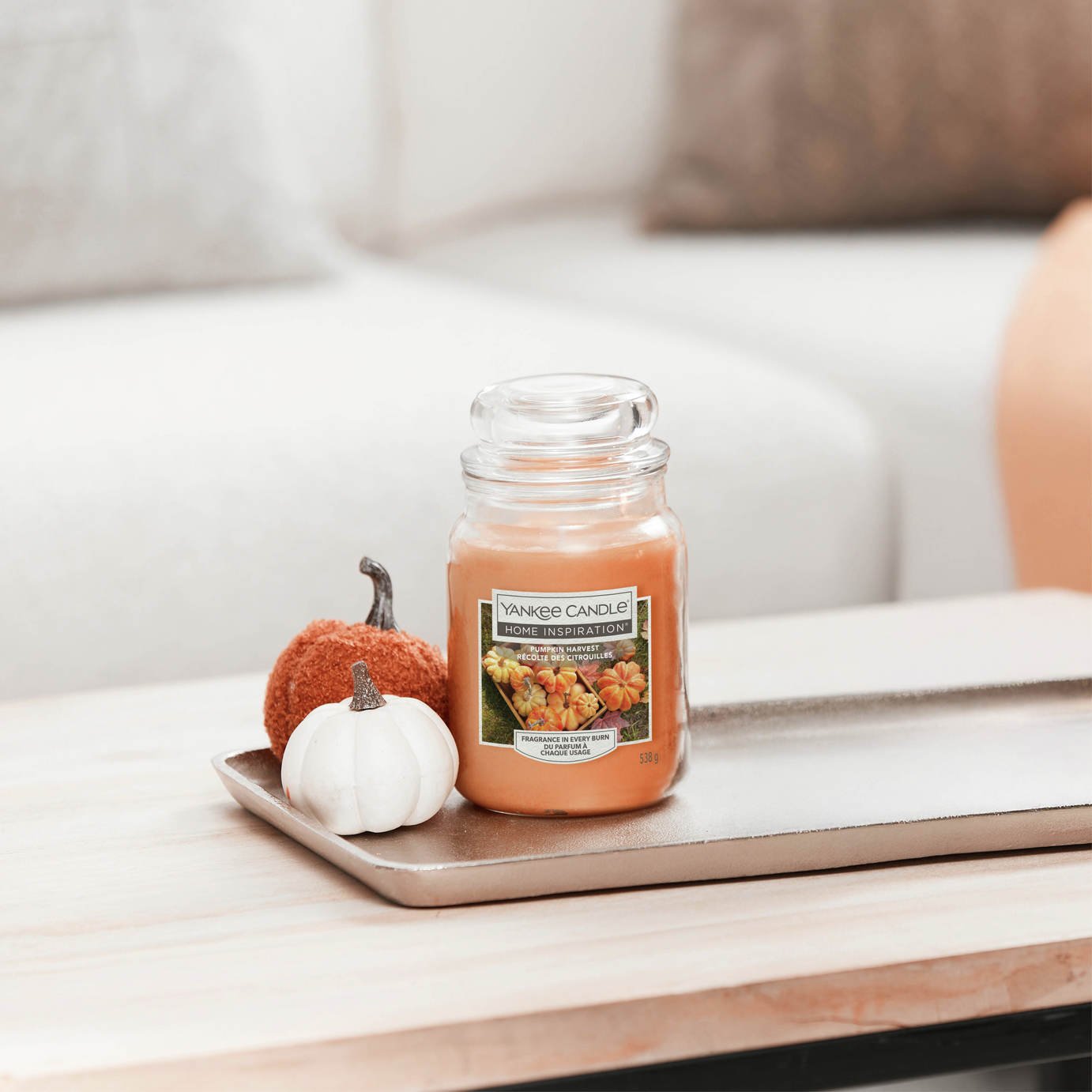 Yankee Home Inspiration Large Jar Candle - Pumpkin Harvest