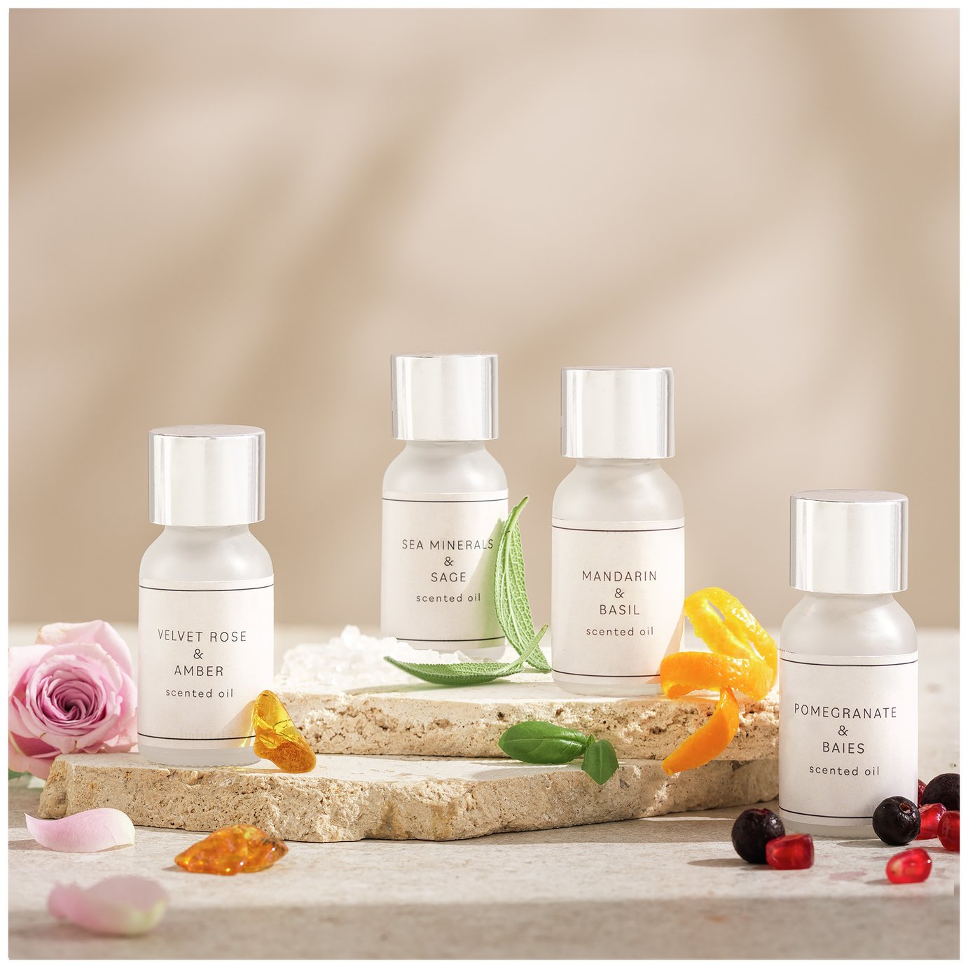 Habitat Luxe Diffuser Oil Set - Pack of 4 - Scented