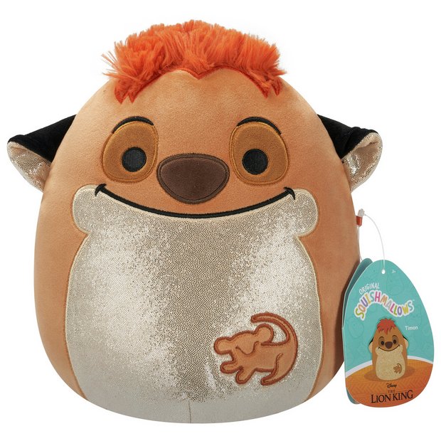 Buy Squishmallows Disney The Lion King Timon 8 Plush Teddy bears and soft toys Argos