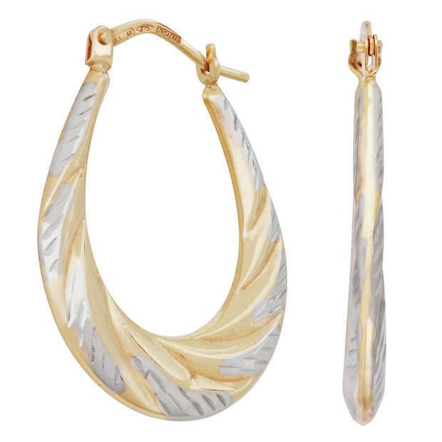 Argos 9 carat gold outlet earrings