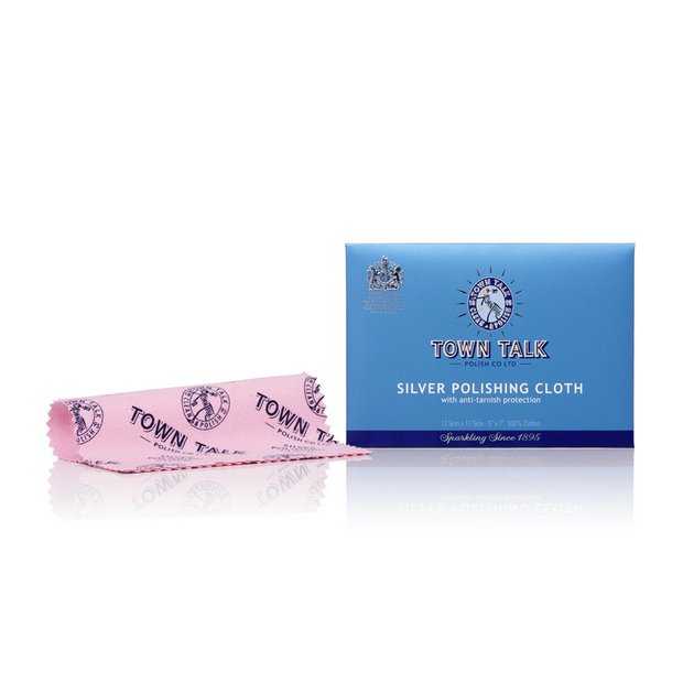 Buy Town Talk Jewellery Polishing Cloth - Silver, Jewellery cleaners and  polishing cloths