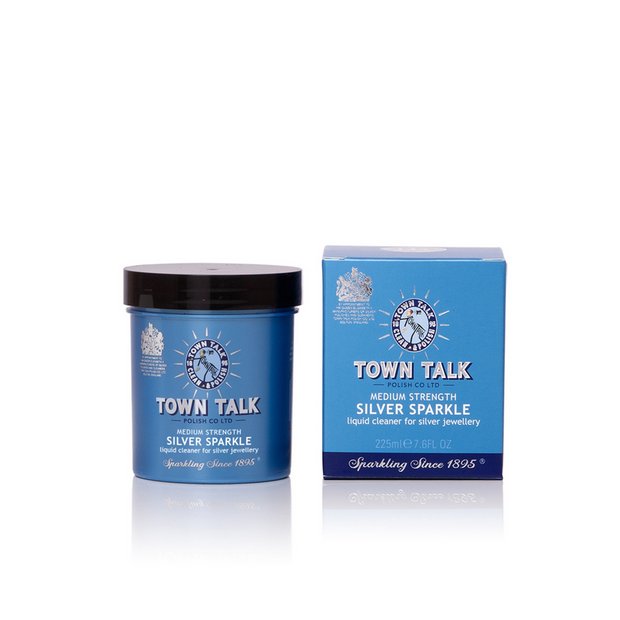 Buy Town Talk Jewellery Cleaning Solution - Silver Sparkle | Jewellery cleaners and polishing cloths | Argos
