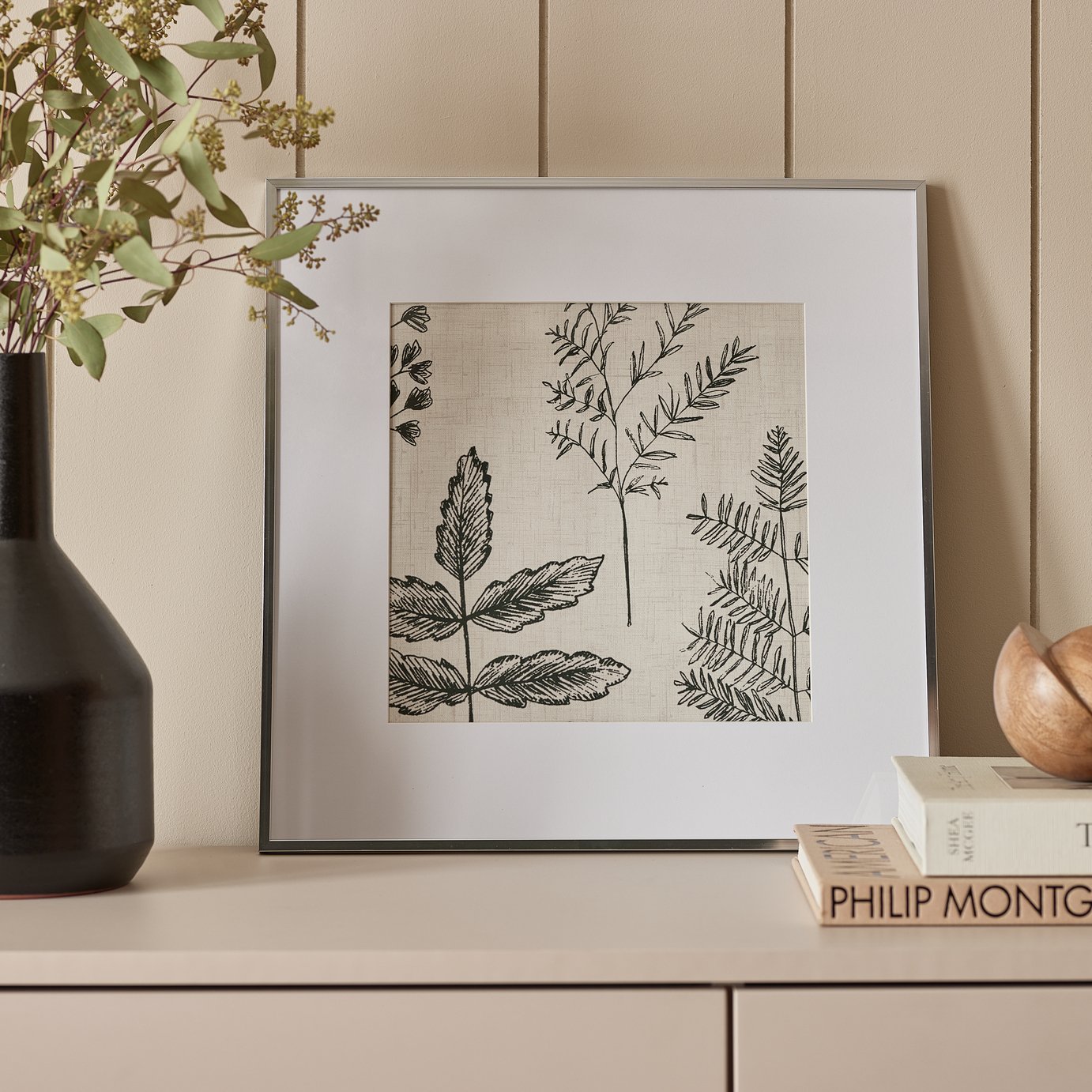 Habitat Silver Aluminium Picture Frame- 40x40cm