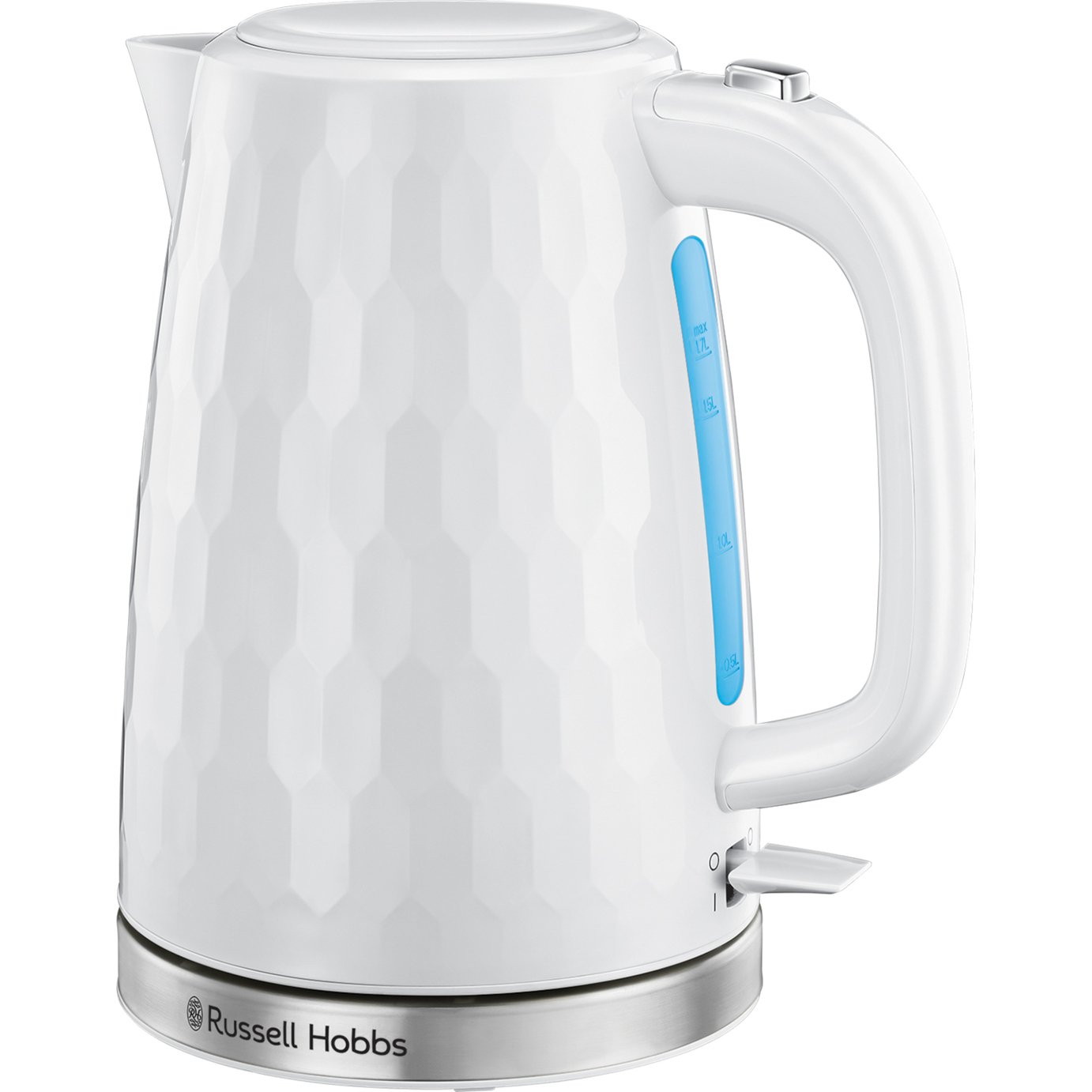 Russell Hobbs 26050 Plastic Kettle - Honeycomb White