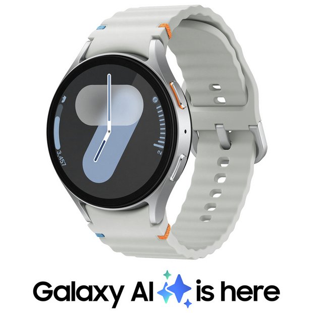 Buy Samsung Galaxy Watch7 44mm Smart Watch Silver Smart watches Argos