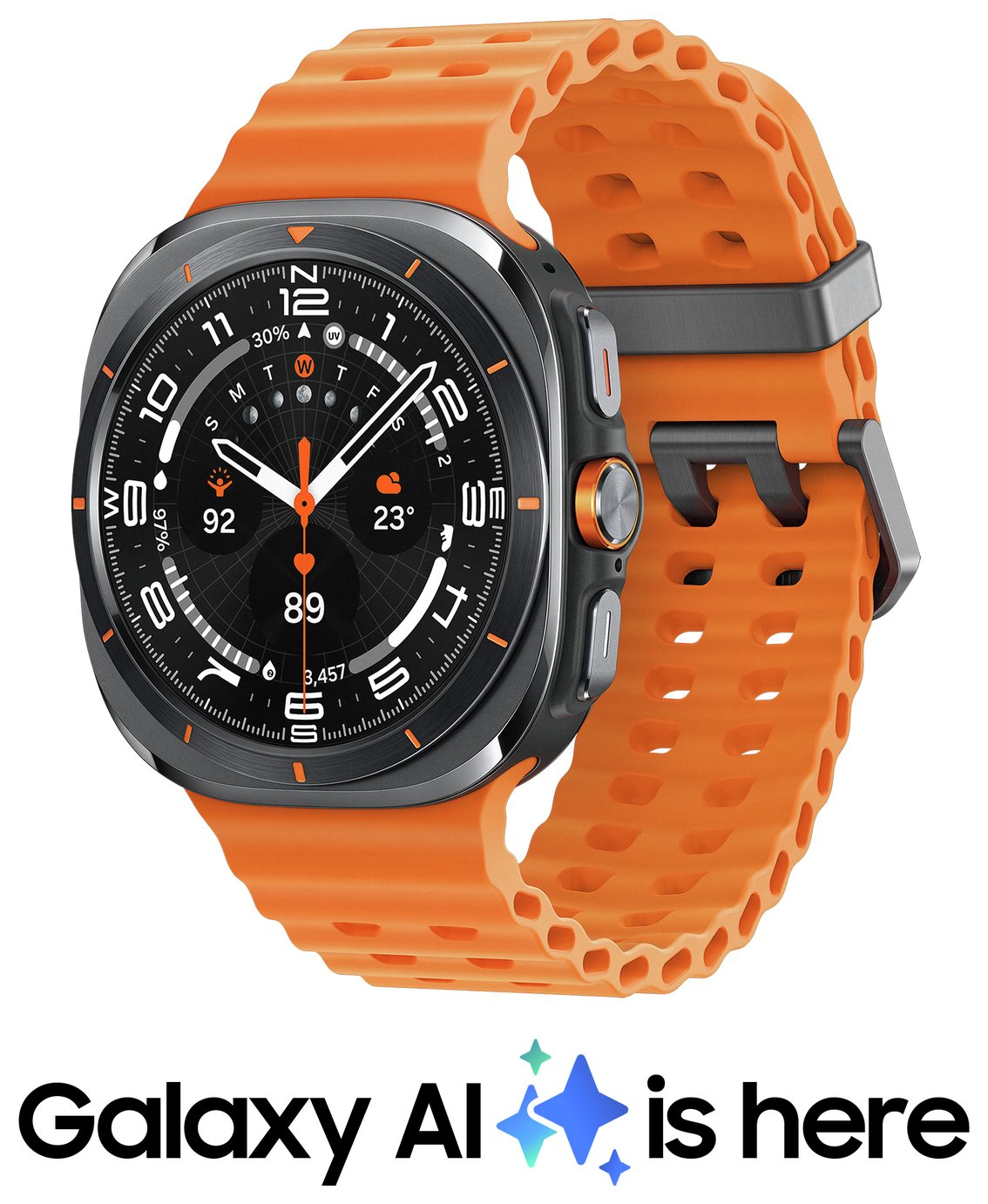 Buy Samsung Galaxy Watch Ultra Smart Watch Grey Orange