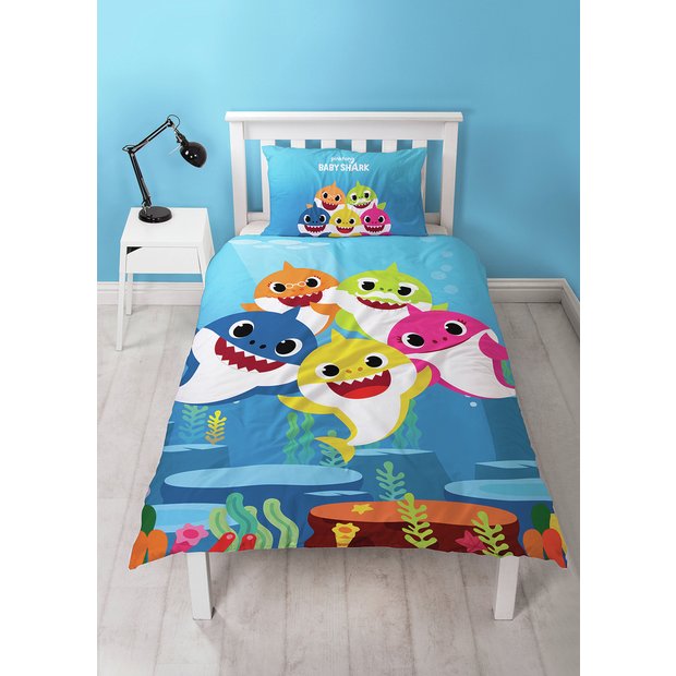 Buy Baby Shark Underwater Children S Bedding Set Single Argos