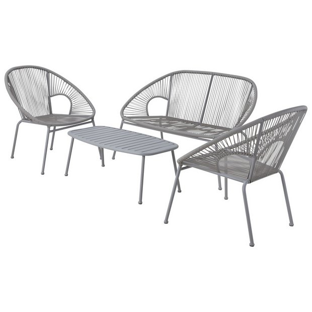 Grey string bistro online set