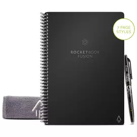 Rocketbook Fusion Executive A5 Notebook - Black