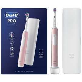 Oral-B Pro 1 Electric Toothbrush + Travel Case - Pink
