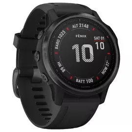 Garmin Fenix 6S Pro GPS Smart Watch - Black / Black Band