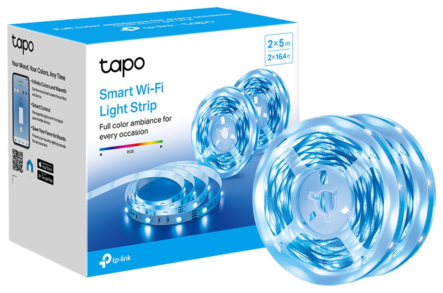 Tapo L900-10 Smart Wi-Fi LED Light Strip 10m- Multicolour