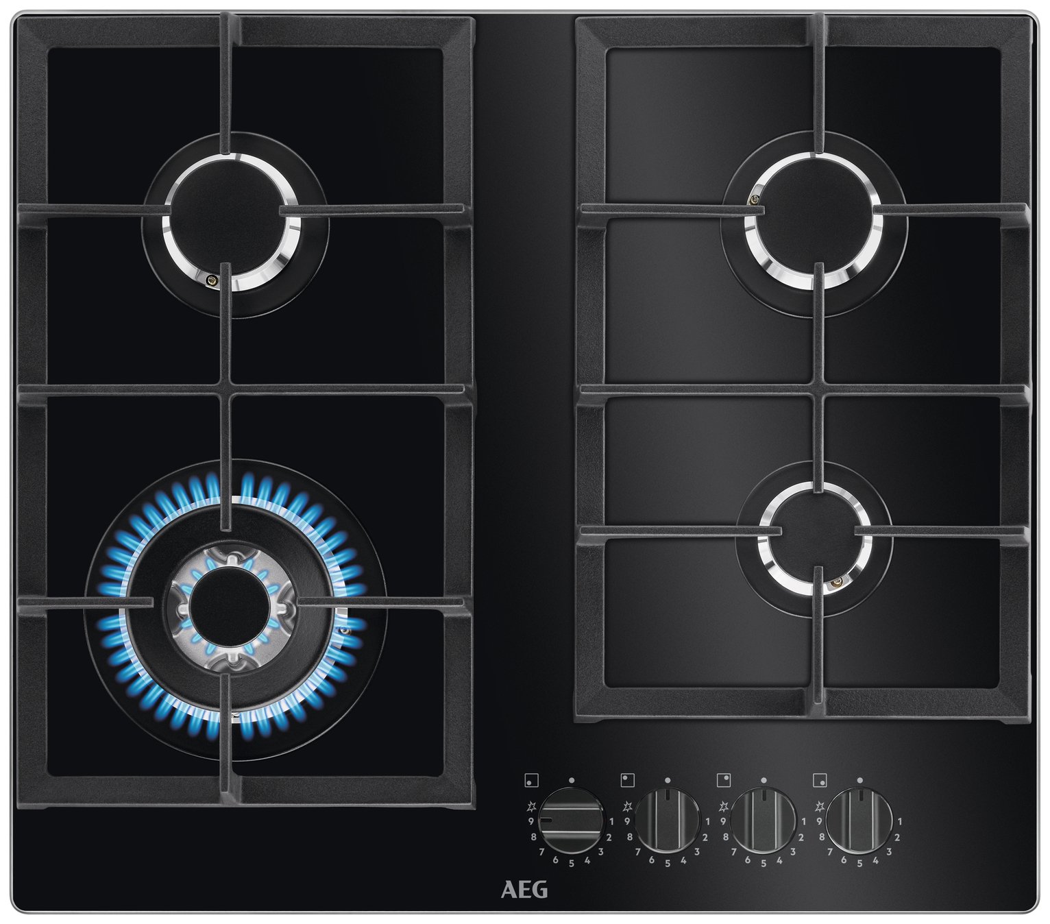 AEG HKB64420NB Electric Gas Hob - Black