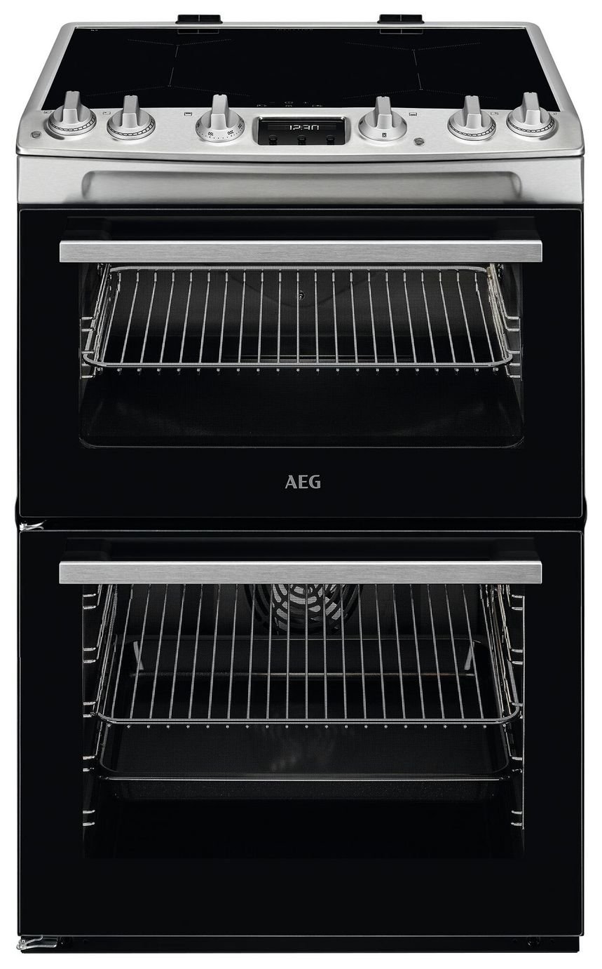 AEG CIX6540ACM 60cm Double Electric Cooker - S/Steel