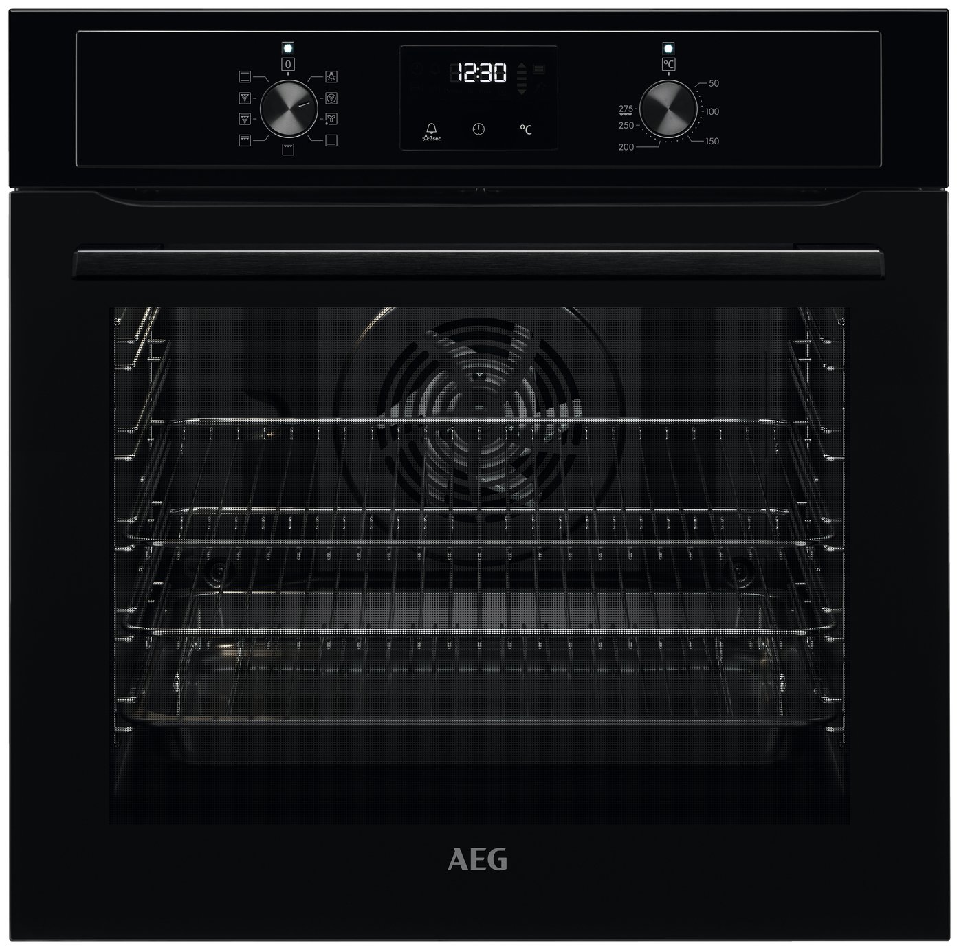 AEG BEX335011B Built In Single Electric Oven - Black