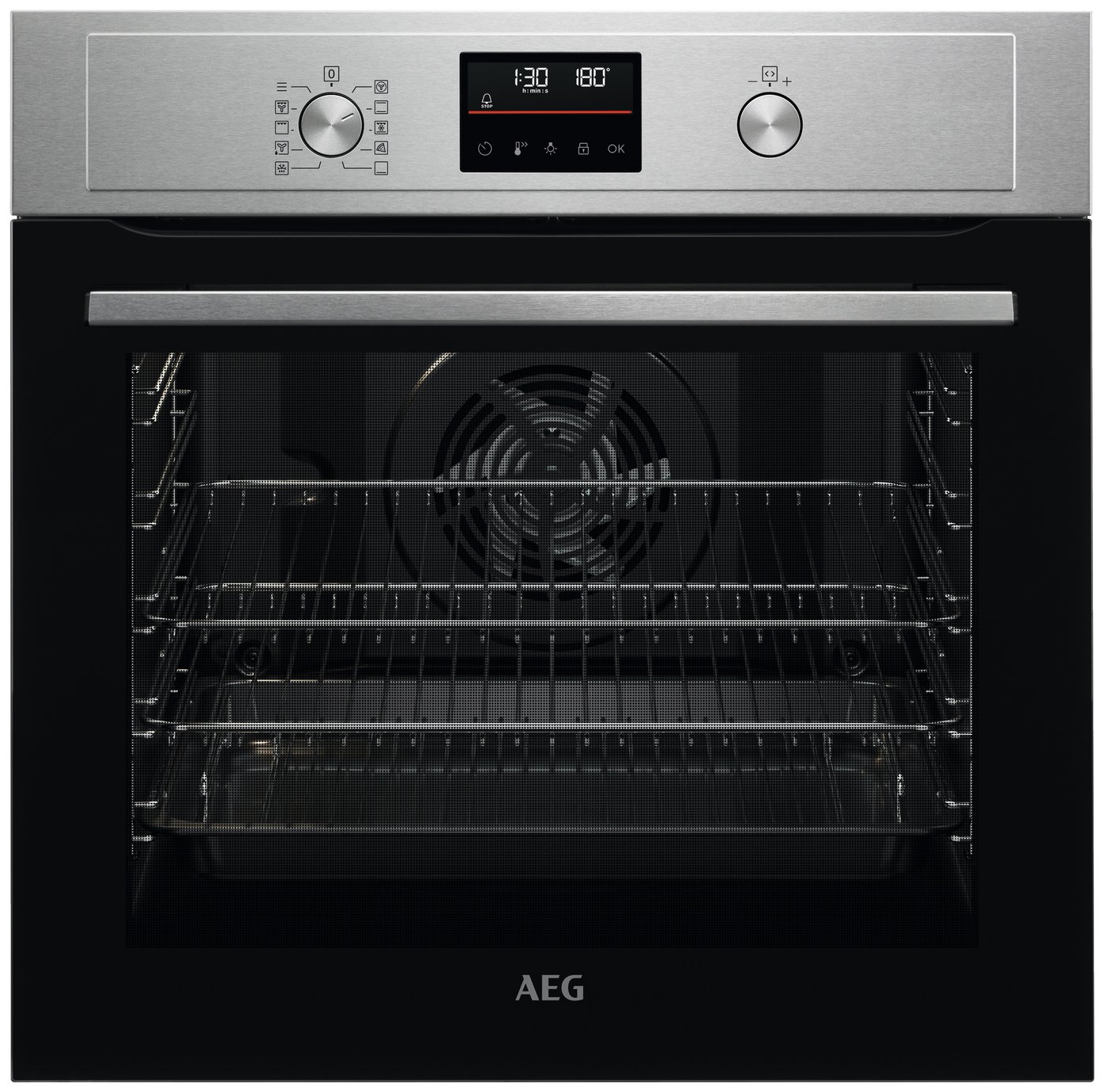 AEG BPX535061M Built In Single Electric Oven-Stainless Steel